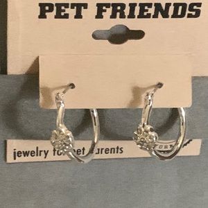 Pet Friends Rhinestone Earrings